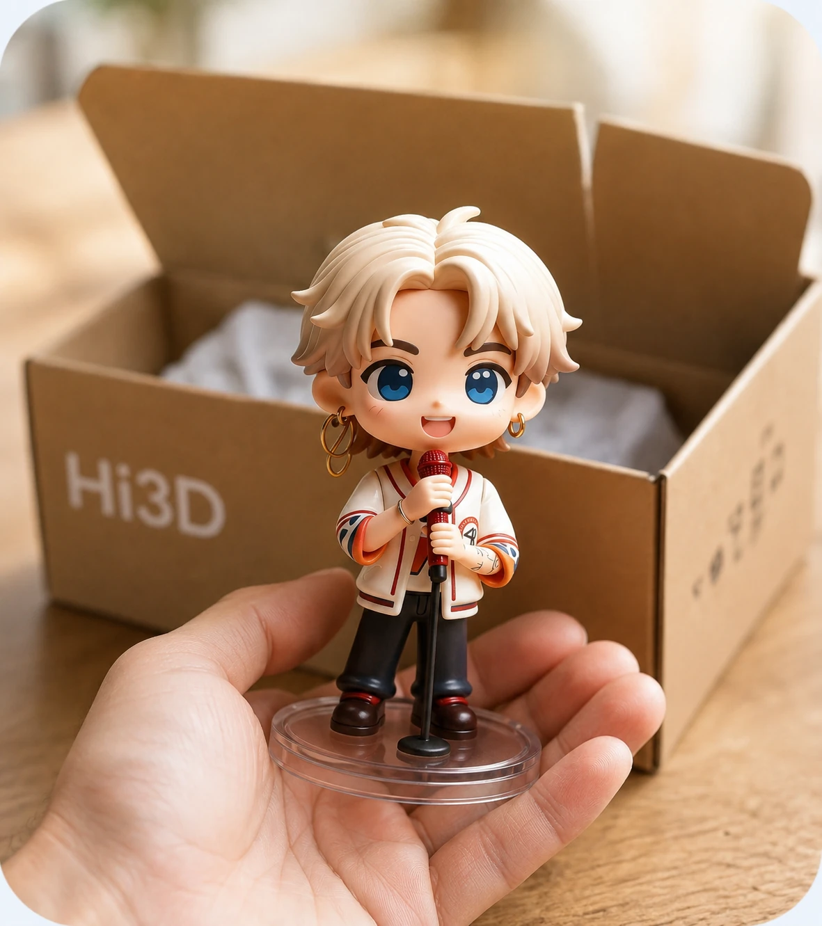 包装内已完成并配送的 Hi3D 手办