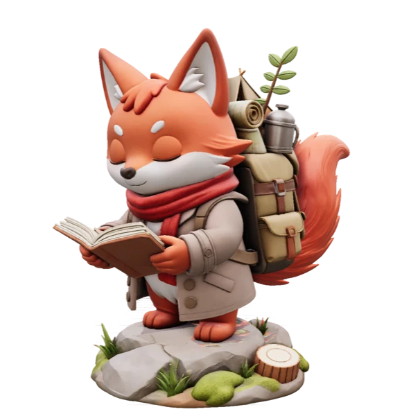 Segmented fox warrior model