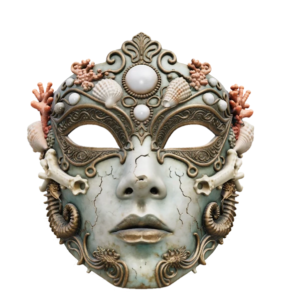 Segmented decorative mask model