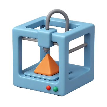 面向创客与产品设计师的 3D 打印机图标