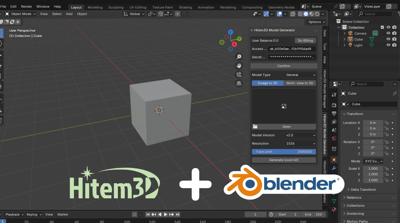 Blender 工作流