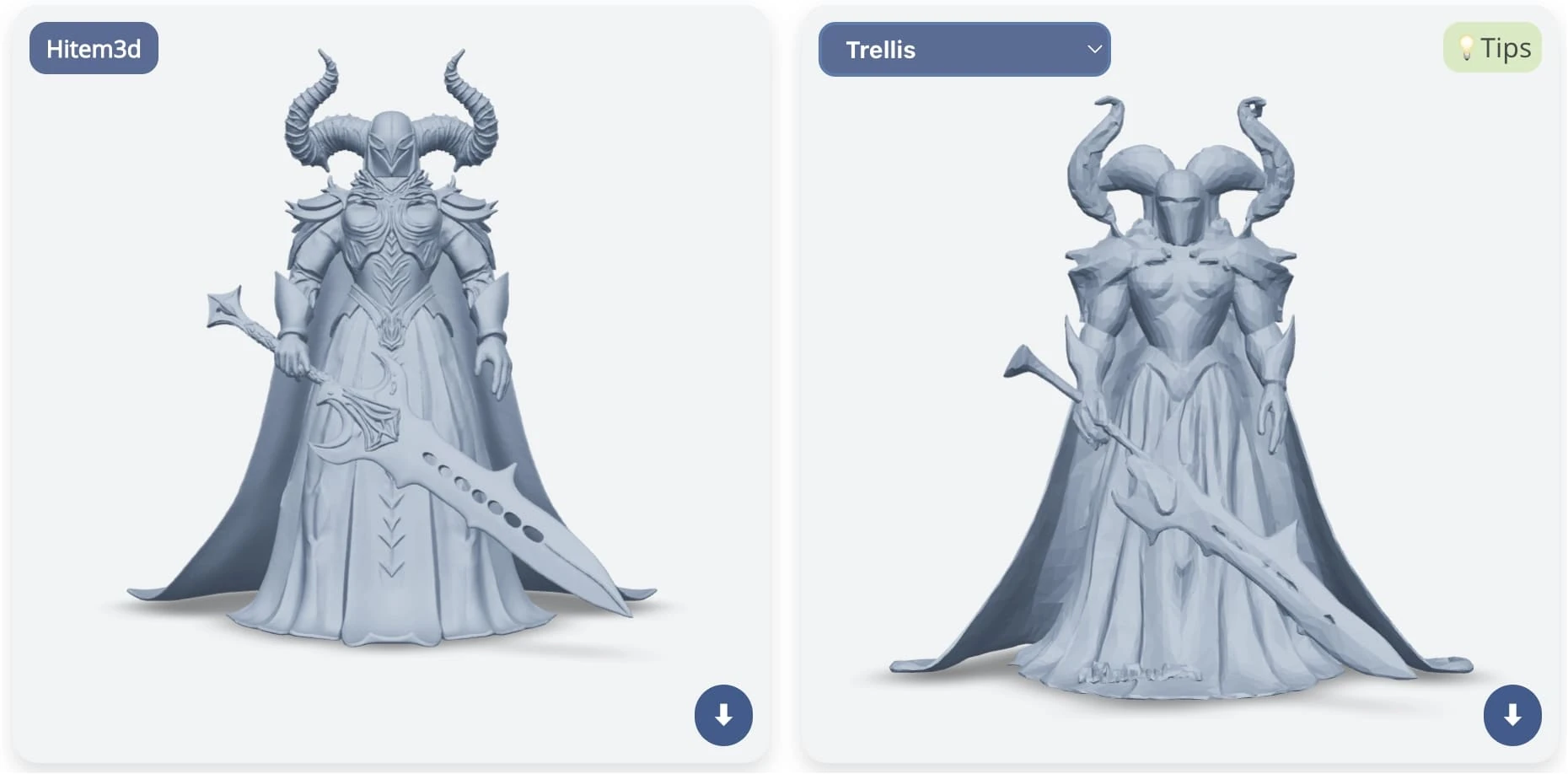 Ultra3D comparison with other 3D generation methods